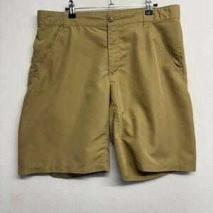 Columbia Shorts Mens Sz 36 Brown, 10" Inseam Pockets Fishing Outdoors